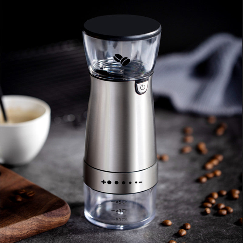 Electric Coffee Grinder Stainless Steel Adjustable Hand Grinder Coffee Machine Coffee Bean Burr Grinders Mill Kitchen Tool